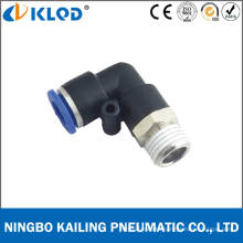 Plastic Material Male Elbow Pneumatic Fitting Pl12-04